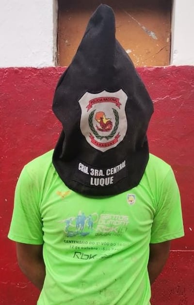 Pedro Adrián Cañete Martínez, de 18 años, detenido.