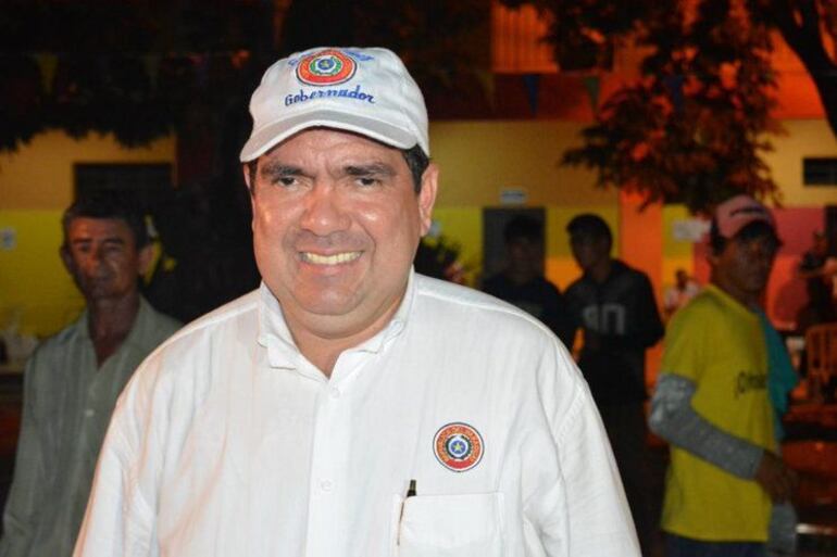 Edgar Idalino López, gobernador de Concepción.