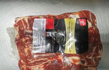 Uno de los cortes de carne con certificación kosher que se exporta a Israel