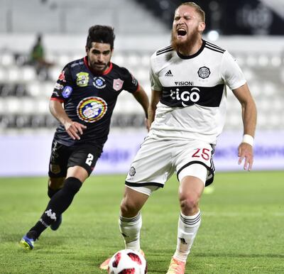 Isidro Pitta es uno de los lesionados en el plantel de Olimpia.