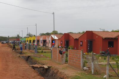 En Guairá fueron entregadas varias viviendas sociales.