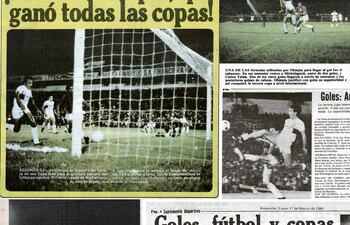 Descripción de ABC Color de la consagración de Olimpia en la Copa Interamericana 1980.