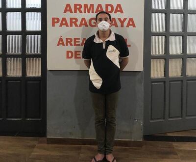 Derlis Ramón Godoy, detenido.