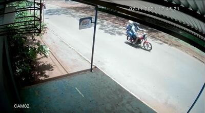 Los asaltantes fueron captados por cámaras de circuito cerrado.