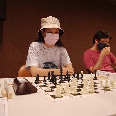 Helen Montiel, destacada ajedrecista juvenil.