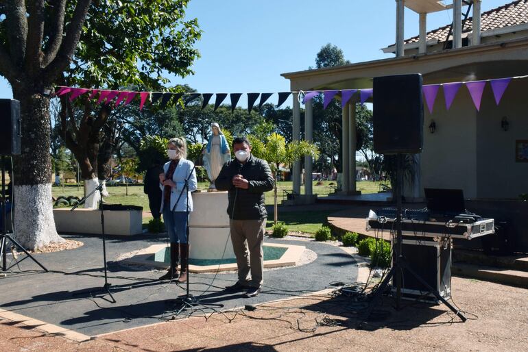 El intendente Orlando Rojas, se encargó de la apertura de la Tercera Feria de Emprendedores.