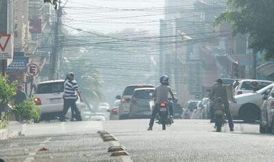 Densa bruma sobre zona Central