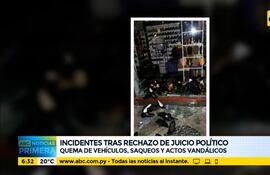 Reportaron quema de vehículos y saqueos tras manifestación