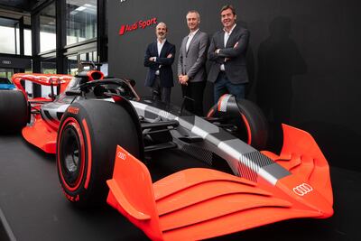 Así luce el monoplaza de Audi con en cual proyectan ingresar a la Fórmula 1 en el 2026.