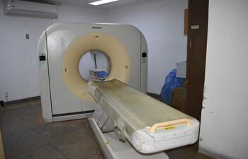 Tomógrafo de hospital de Pedro Juan Caballero.