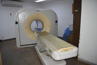 Tomógrafo de hospital de Pedro Juan Caballero.
