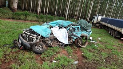 Funcionario de la ANDE pierde la vida en accidente tránsito