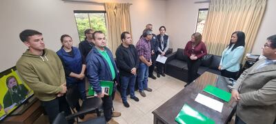 Candidatos de la Concertación de Misiones, presentan pedido de auditoria del 20% de mesas de votación en el departamento.