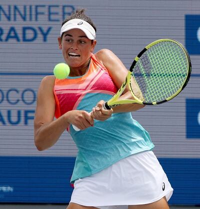La estadounidense Jen Brady venció a su compatriota Coco Gauff y disputará la final ante la suiza Jil Teichmann.