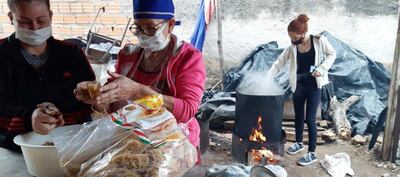 Un gran almuerzo popular se realizará hoy y se compartirá esperando los resultados de la sesión de la Cámara de Diputados. (Foto de archivo)