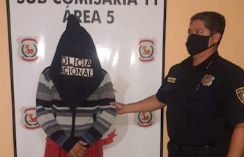 Óscar Enrique Alcides Cardozo, quedó detenido y quedó a cargo del Ministerio Público.