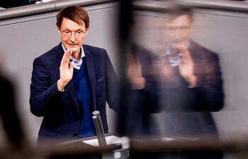 El ministro de Sanidad alemán, Karl Lauterbach.