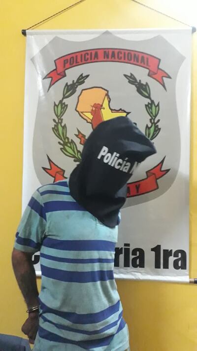 Diego Vargas fue capturado por guardias de seguridad y entregado a la Policía Nacional.