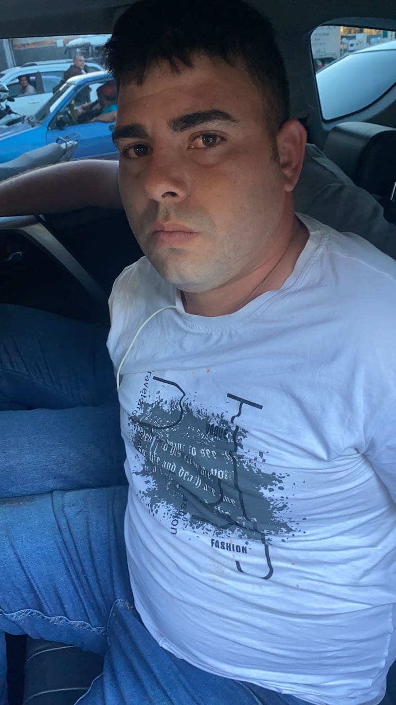 José Luis Durán, detenido por haber asesinado a policía.