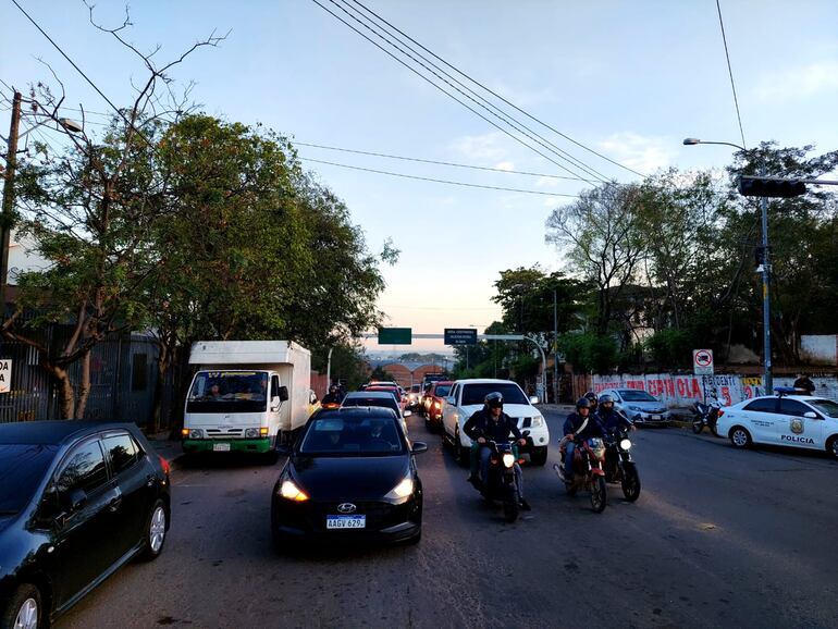 Avenida Arigas, uno de los puntos conflictivos.