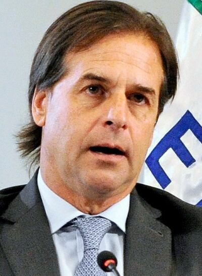 Luis Lacalle, presidente. (AFP)