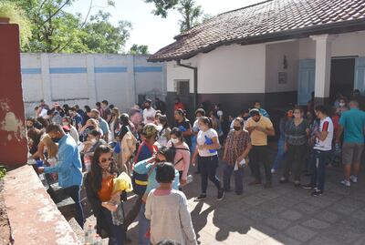 En la zona del Tupãsy Ykua el distanciamiento social fue nulo.