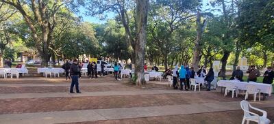 Desde el Ministerio del Interior realizan servicio comunitario en la ciudad de San Juan Bautista, Misiones.