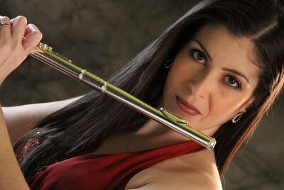 La flautista Patricia Álvarez es una de las artistas que se presentará en el concierto virtual.