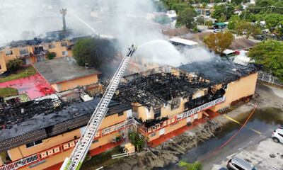Unas 200 personas evacuadas en Miami.