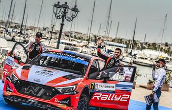 Fabrizio Zaldívar y Carlos Del Barrio cerrarron el rally segundos en la WRC Teams, sumando para el equipo Hyundai.