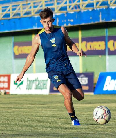 Sergio Daniel Fretes Galeano (24), volante del Sportivo Luqueño.