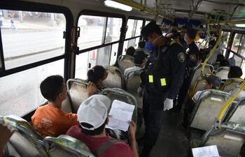 Control de la Policía Nacional