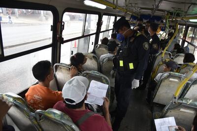 Control de la Policía Nacional