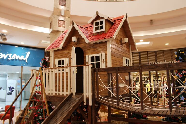 Esta es la casita que sorteará el Shopping Mariscal, en Reyes.