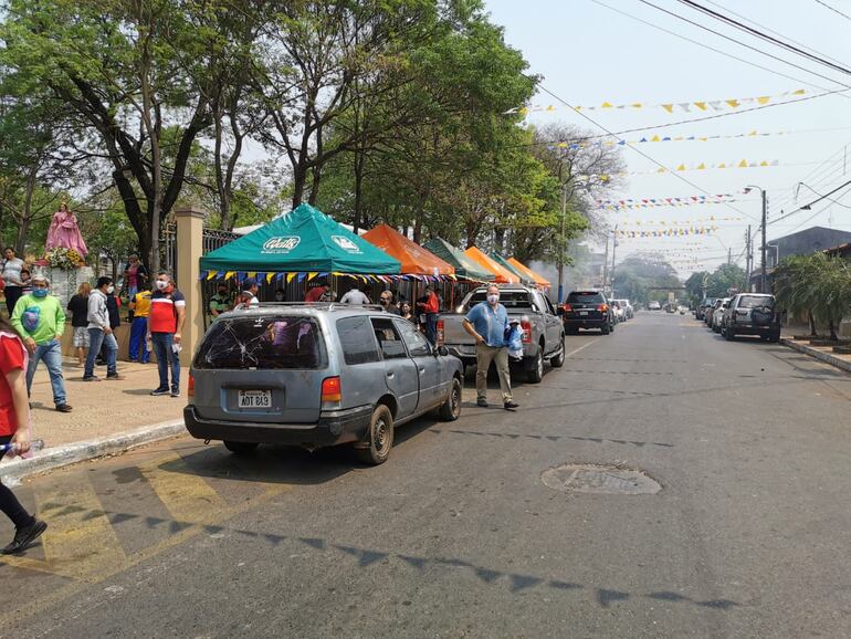 Este año los toldos fueron instalados en la