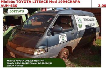 La municipalidad subastará un total de 15 lotes de vehículos en desuso.