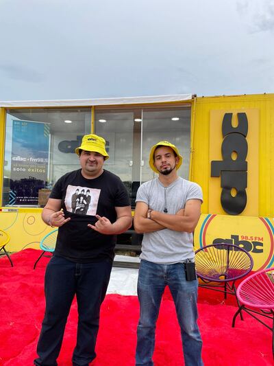 Jorge Montefilpo y Brian Cáceres, ABC FM