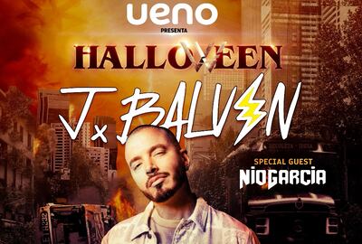 Los clientes de ueno tienen 20% de descuento en la compra de las entradas para el Halloween con J. Balvin.