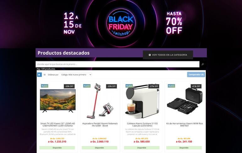 Miles de artículos tienen hasta el 70% de descuento.