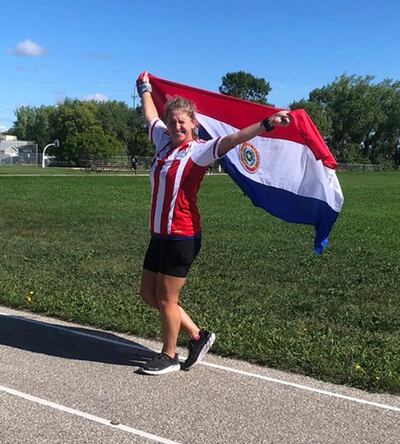Carolina Wiebe, residente en Canadá, fue una de nuestras representantes en el ultra virtual de seis horas, alcanzando una distancia de carrera de 53,3 kilómetros.
