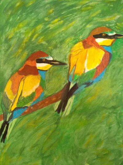 Uno de los cuadros que estará expuesto en "Bonita Primavera".