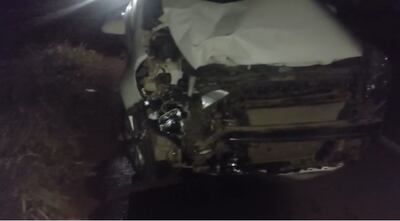 Vehículo involucrado en fatal percance. (Captura de vídeo).