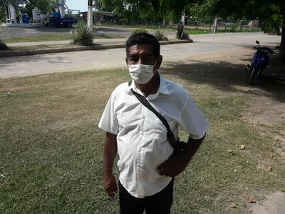 Ramòn Barboza, esposo de la mujer Ishir accidentada