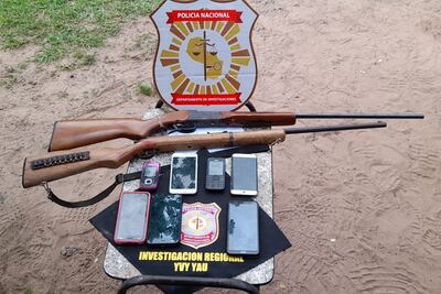 Las evidencias incautas y puestas a disposición del Ministerio Público.