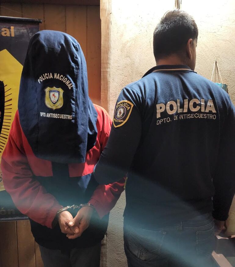 Mario Núñez Cuevas, de 33 años, fue detenido como sospechoso del secuestro de un peón ayer en Hugua Ocampo, Concepción.