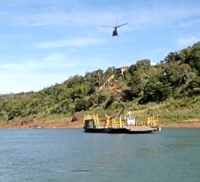 Los controles aéreos del río Paraná se intensificaron tras los sucesivos tiroteos.