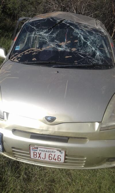 El rodado cayó a un bache y esto ocasionó la muerte de una mujer.