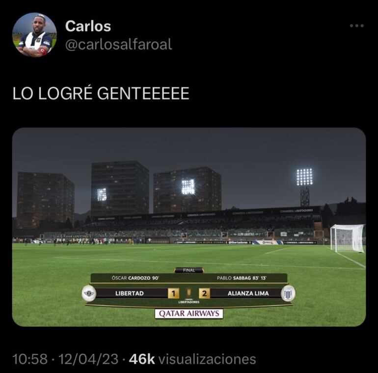 Los memes de la derrota de Libertad contra Alianza Lima.
