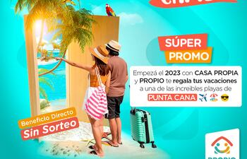 Sin sorteos, Propio regala a sus clientes un viaje al Caribe.