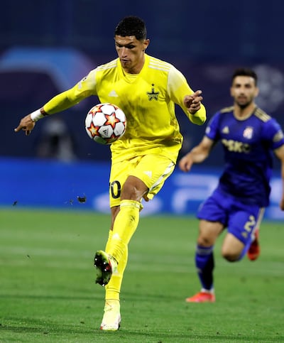 Henrique Luvannor, jugador del Sheriff Tiraspol que jugará por primera vez la Champions League.